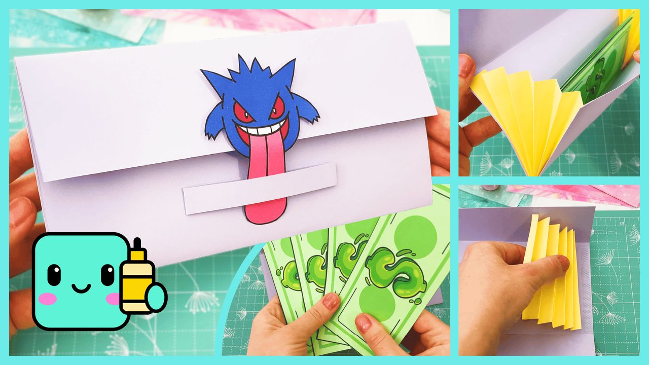 Gengar paper wallet — Cubi Mini DIY
